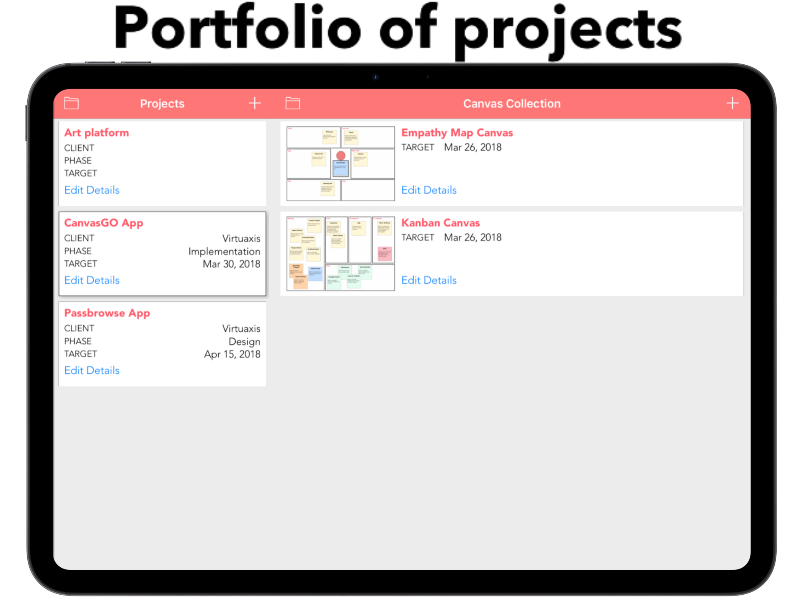 Position your notes easily on your canvases