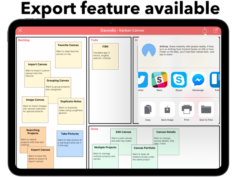 Modify information of your projects